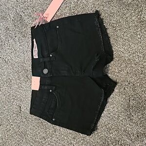 Blank NYC The Mini Astor Black Cut Off Shorts Girls Size 8